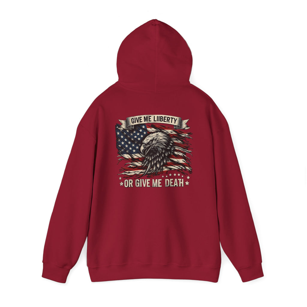 Give Me Liberty Or Give Me Death America Heavy Blend™ Hooded Sweatshirt
