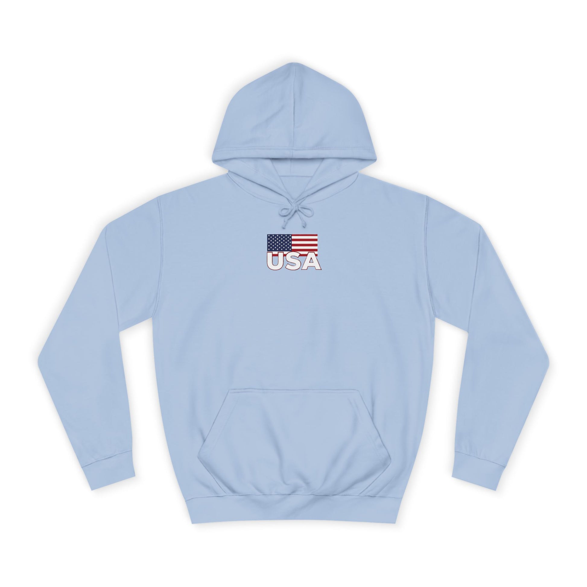 American Eagle with Flames and USA Flag Design