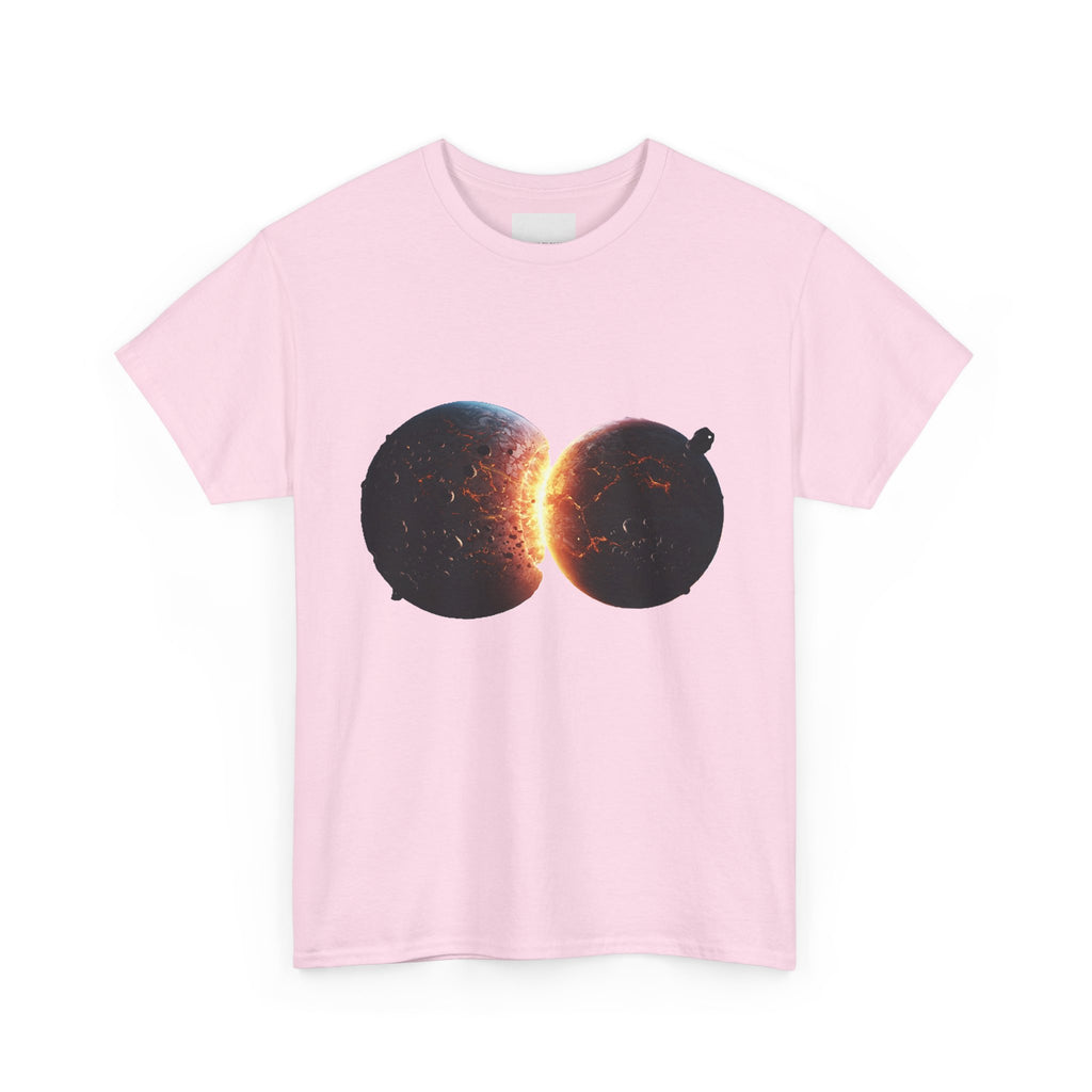Colliding Planets  Unisex Heavy Cotton Tee