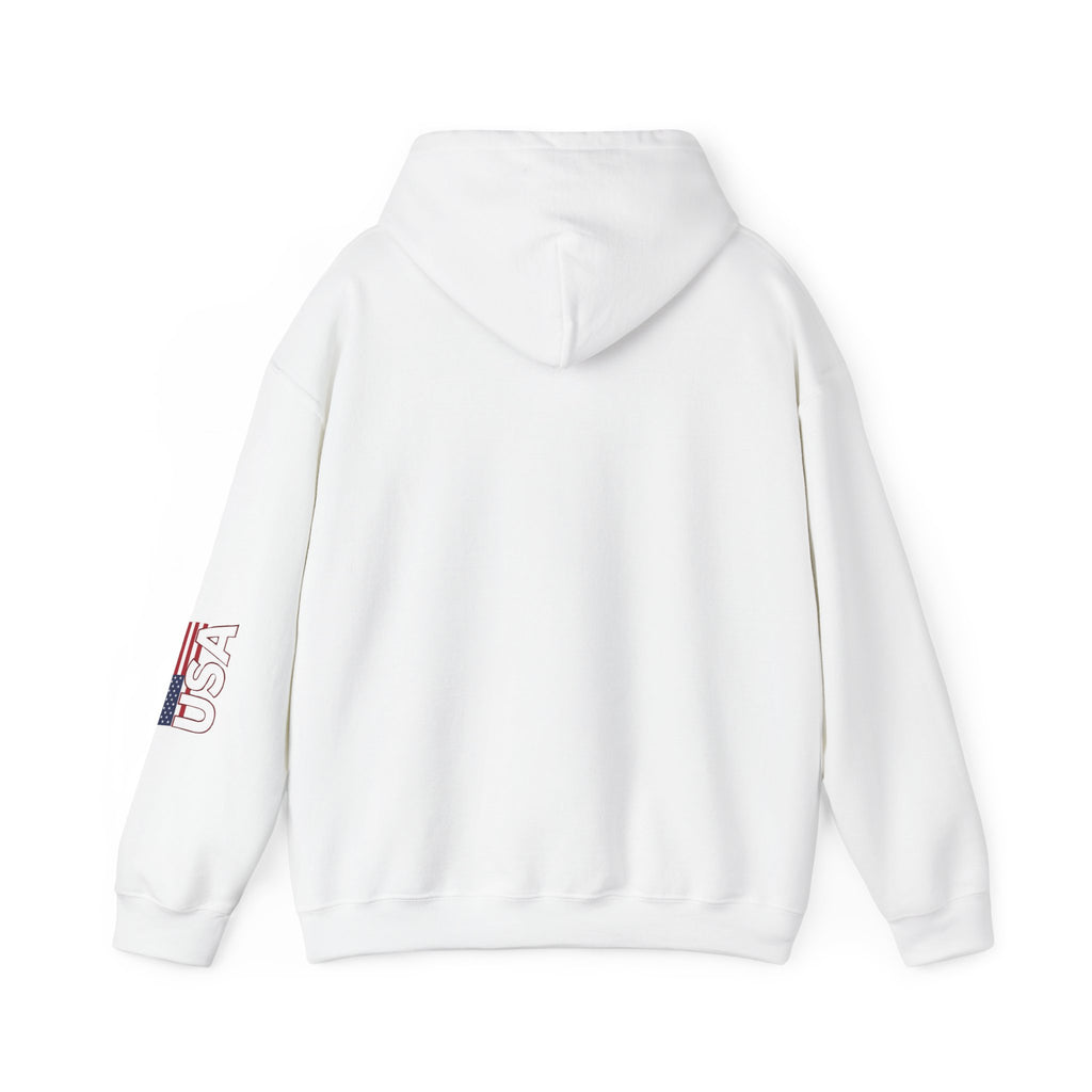 American Flag Military Hoodie Sweatshirt, Patriotic Soldier Gift, Veteran Apparel, Home Of The Free, Unisex Pullover, Patriotic Hooded