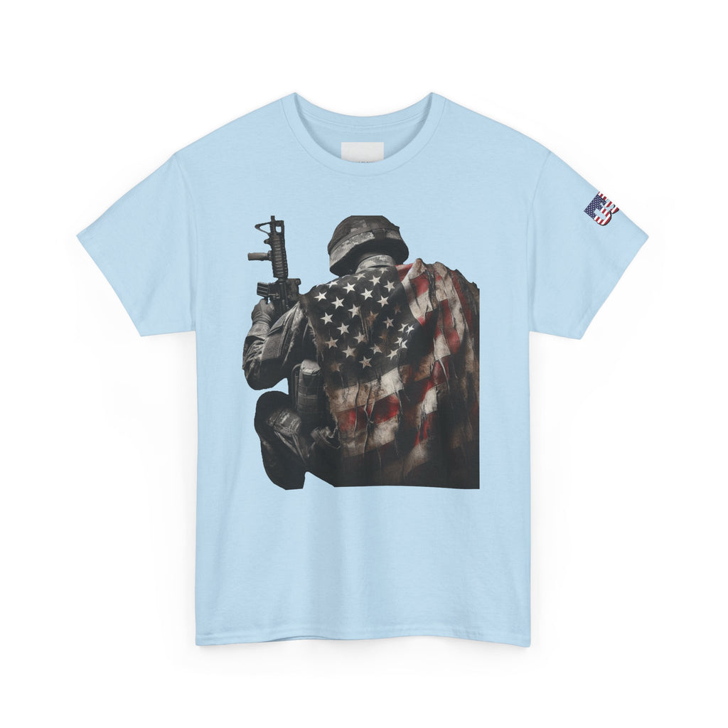American Soldier Patriotic T-Shirt, USA Flag Tee, Military Veteran Shirt, Patriotic Gift, Veteran Apparel