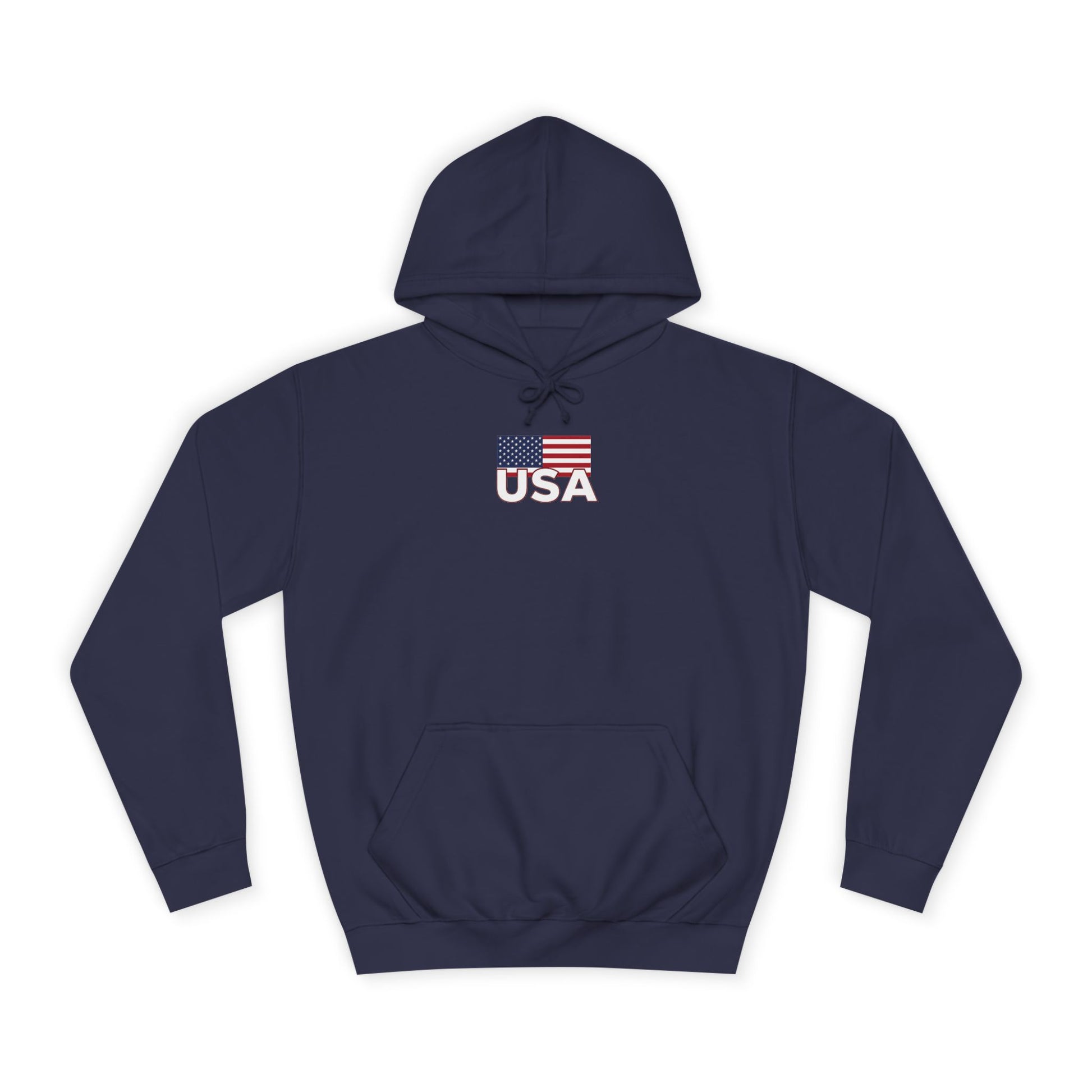 American Eagle with Flames and USA Flag Design