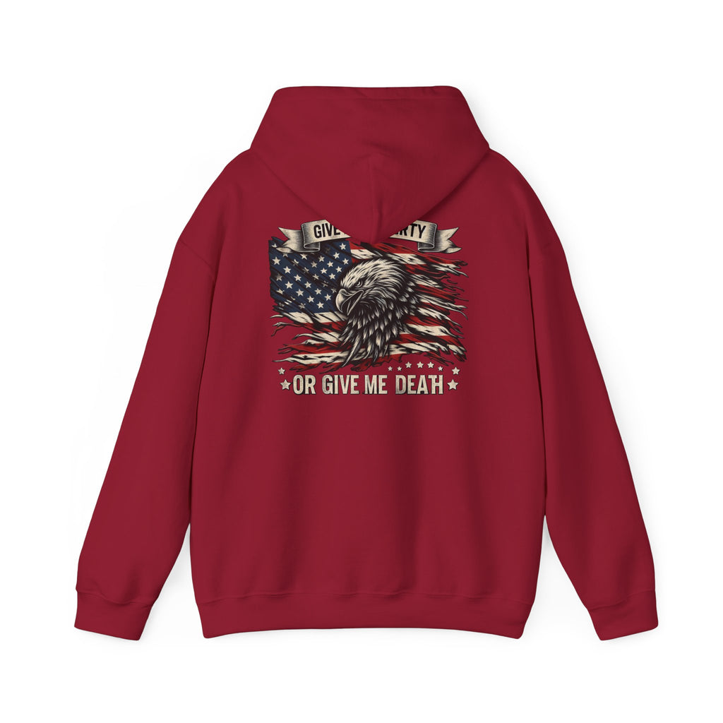 Give Me Liberty Or Give Me Death America Heavy Blend™ Hooded Sweatshirt
