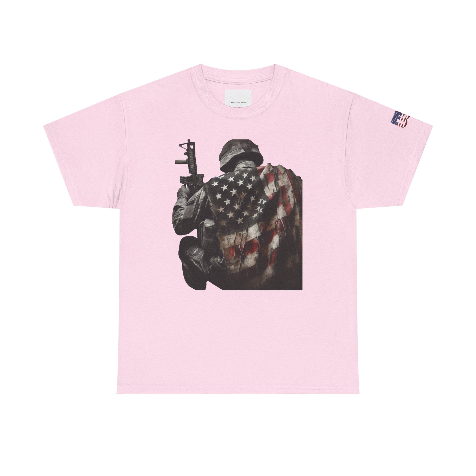 American Soldier Patriotic T-Shirt, USA Flag Tee, Military Veteran Shirt, Patriotic Gift, Veteran Apparel