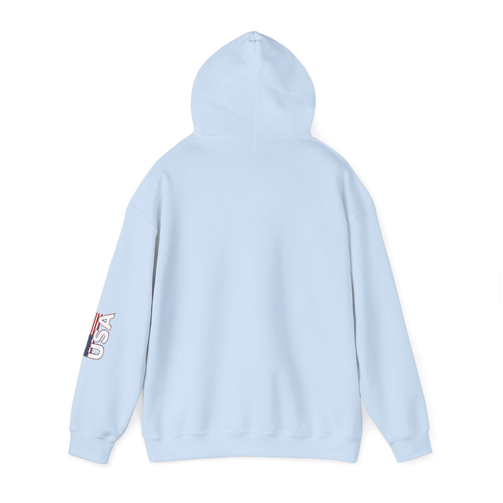 American Flag Military Hoodie Sweatshirt, Patriotic Soldier Gift, Veteran Apparel, Home Of The Free, Unisex Pullover, Patriotic Hooded