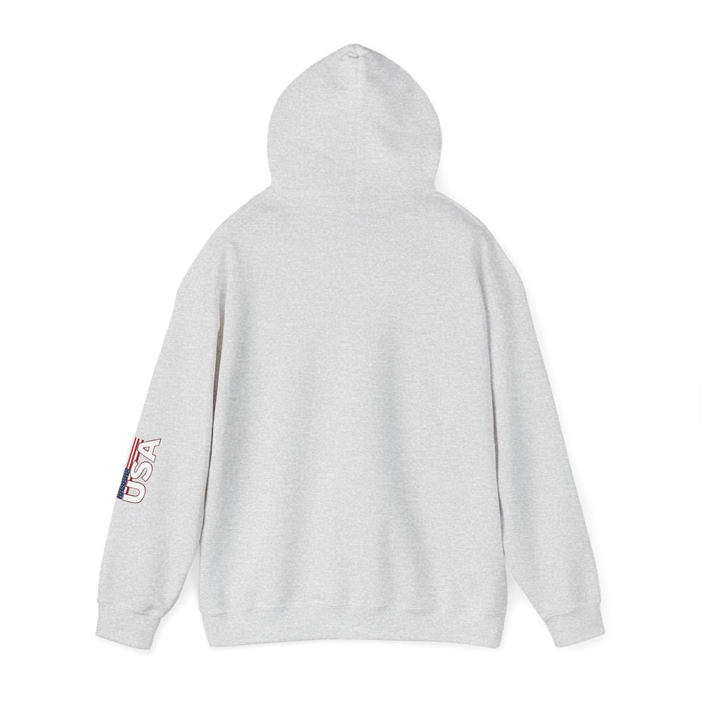 American Flag Military Hoodie Sweatshirt, Patriotic Soldier Gift, Veteran Apparel, Home Of The Free, Unisex Pullover, Patriotic Hooded