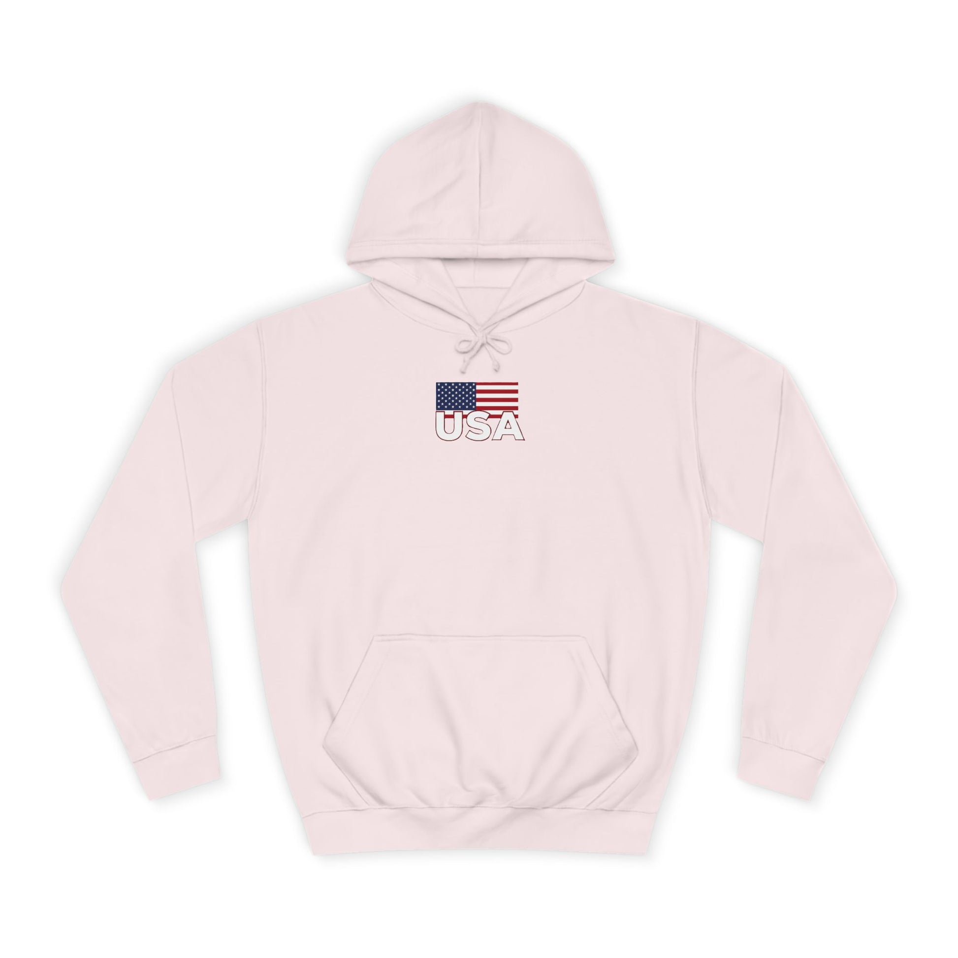 American Eagle with Flames and USA Flag Design