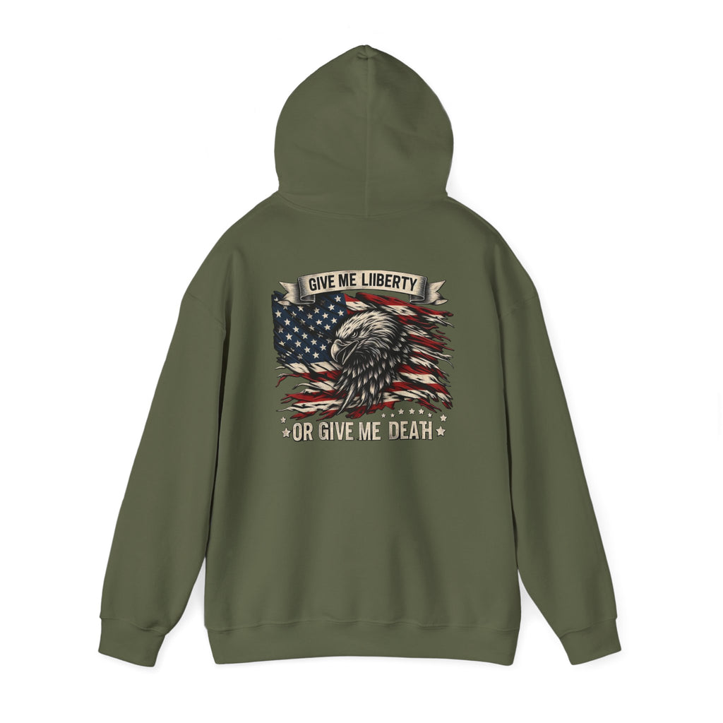 Give Me Liberty Or Give Me Death America Heavy Blend™ Hooded Sweatshirt