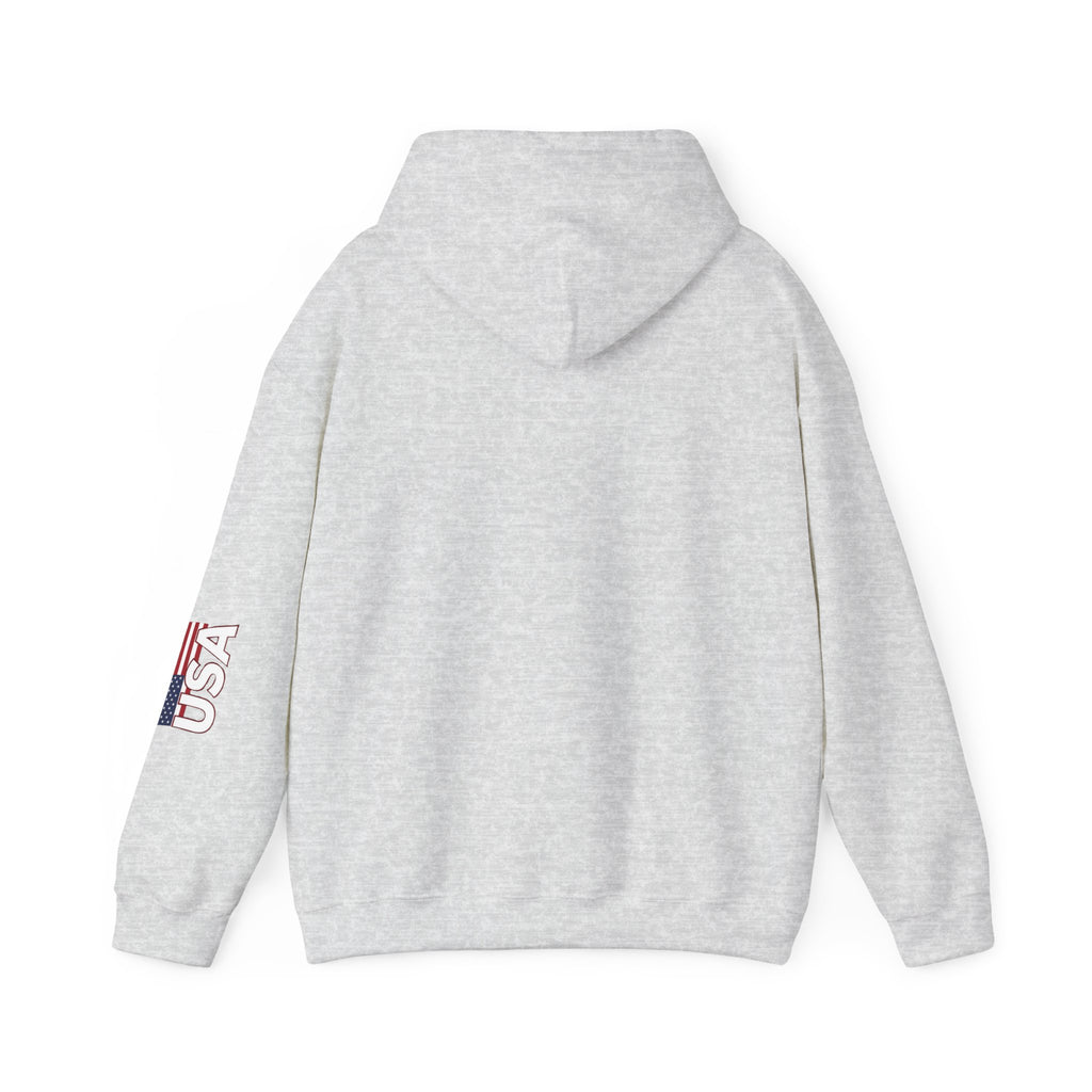 American Flag Military Hoodie Sweatshirt, Patriotic Soldier Gift, Veteran Apparel, Home Of The Free, Unisex Pullover, Patriotic Hooded