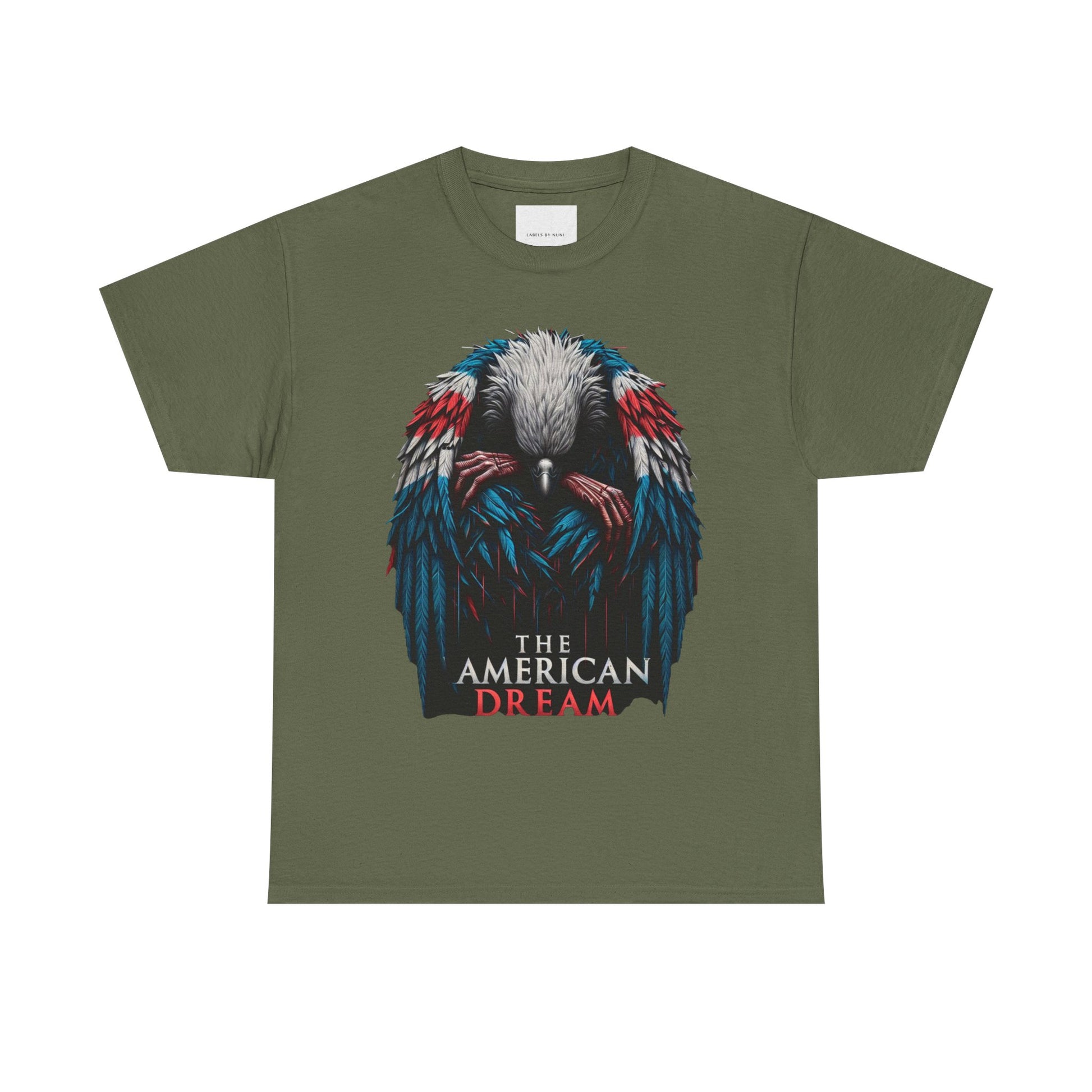 American Eagle Patriotic Shirt, The American Dream, USA Flag Tee, Independence Day Shirt, 4th of July, Unisex Cotton Tee