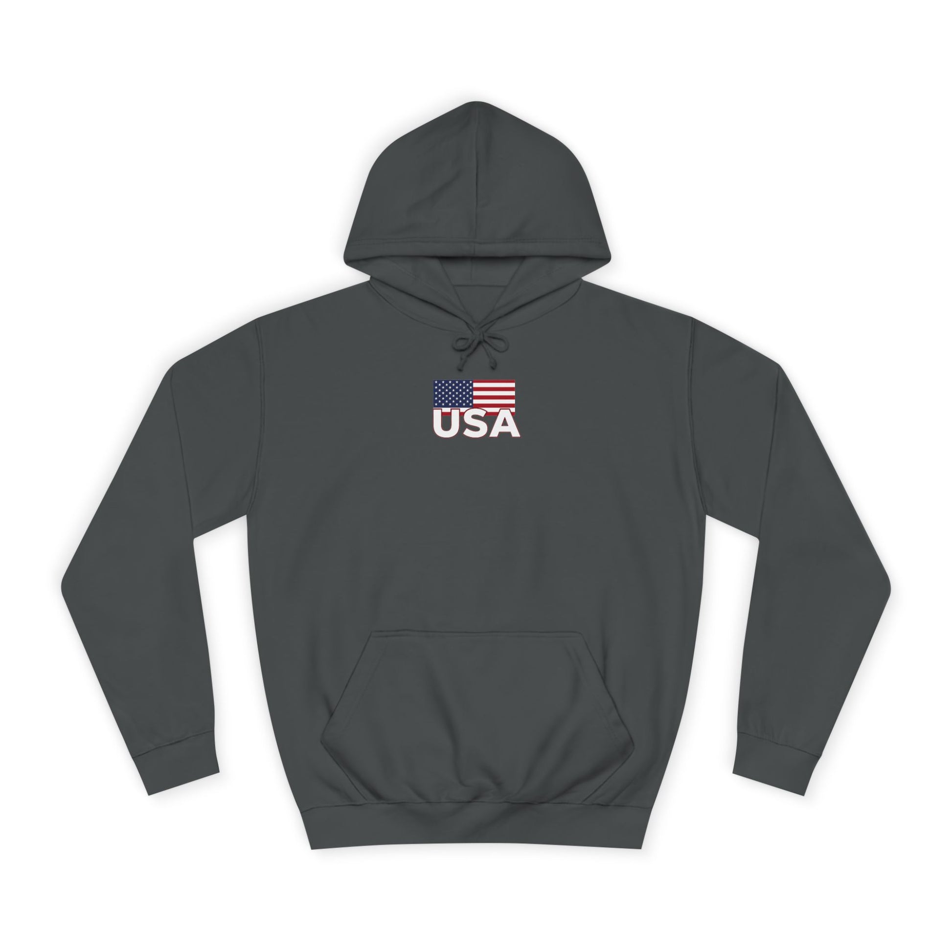 American Eagle with Flames and USA Flag Design
