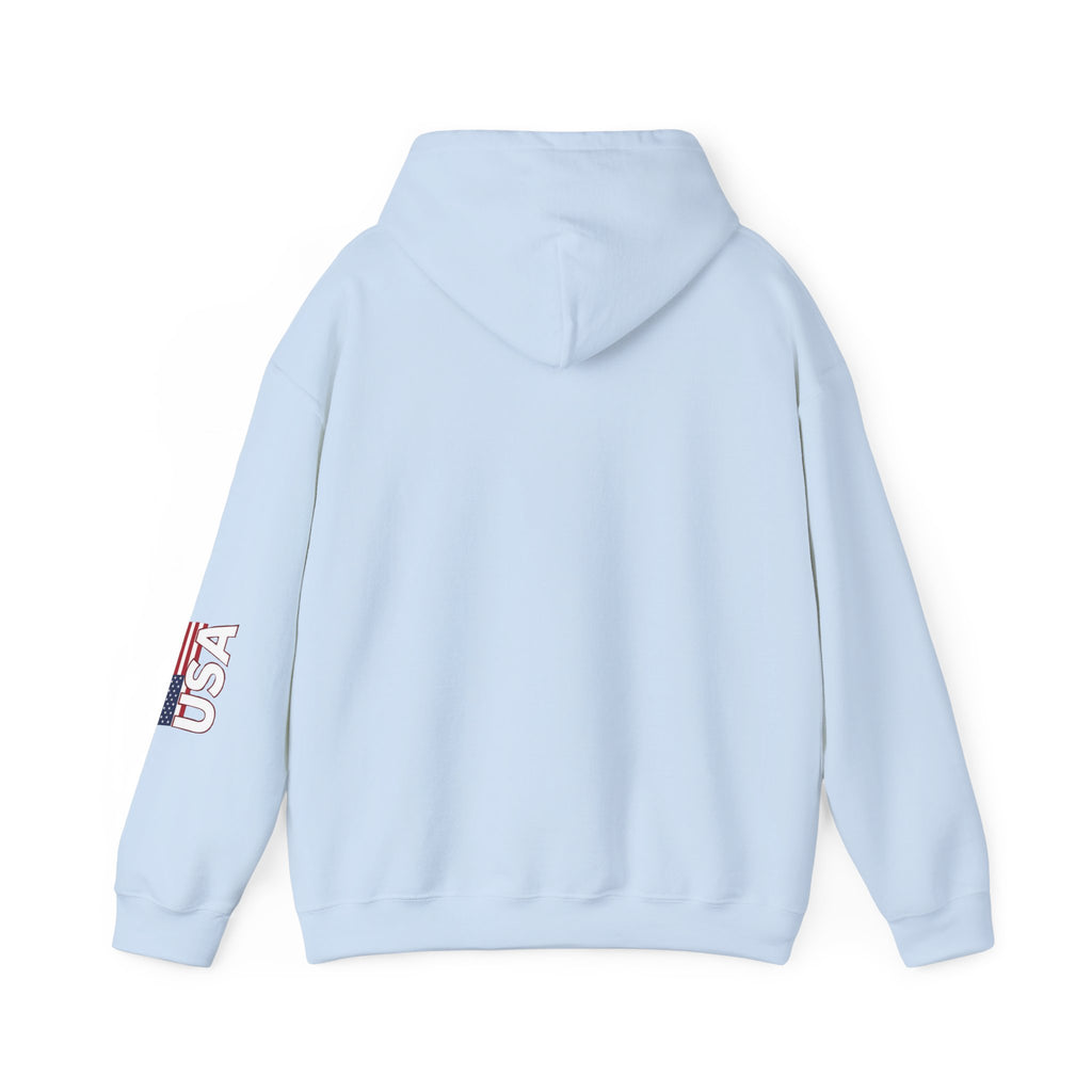 American Flag Military Hoodie Sweatshirt, Patriotic Soldier Gift, Veteran Apparel, Home Of The Free, Unisex Pullover, Patriotic Hooded