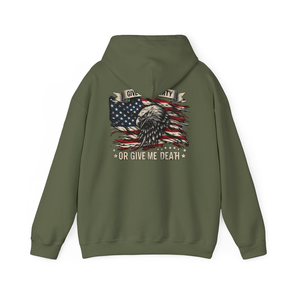 Give Me Liberty Or Give Me Death America Heavy Blend™ Hooded Sweatshirt