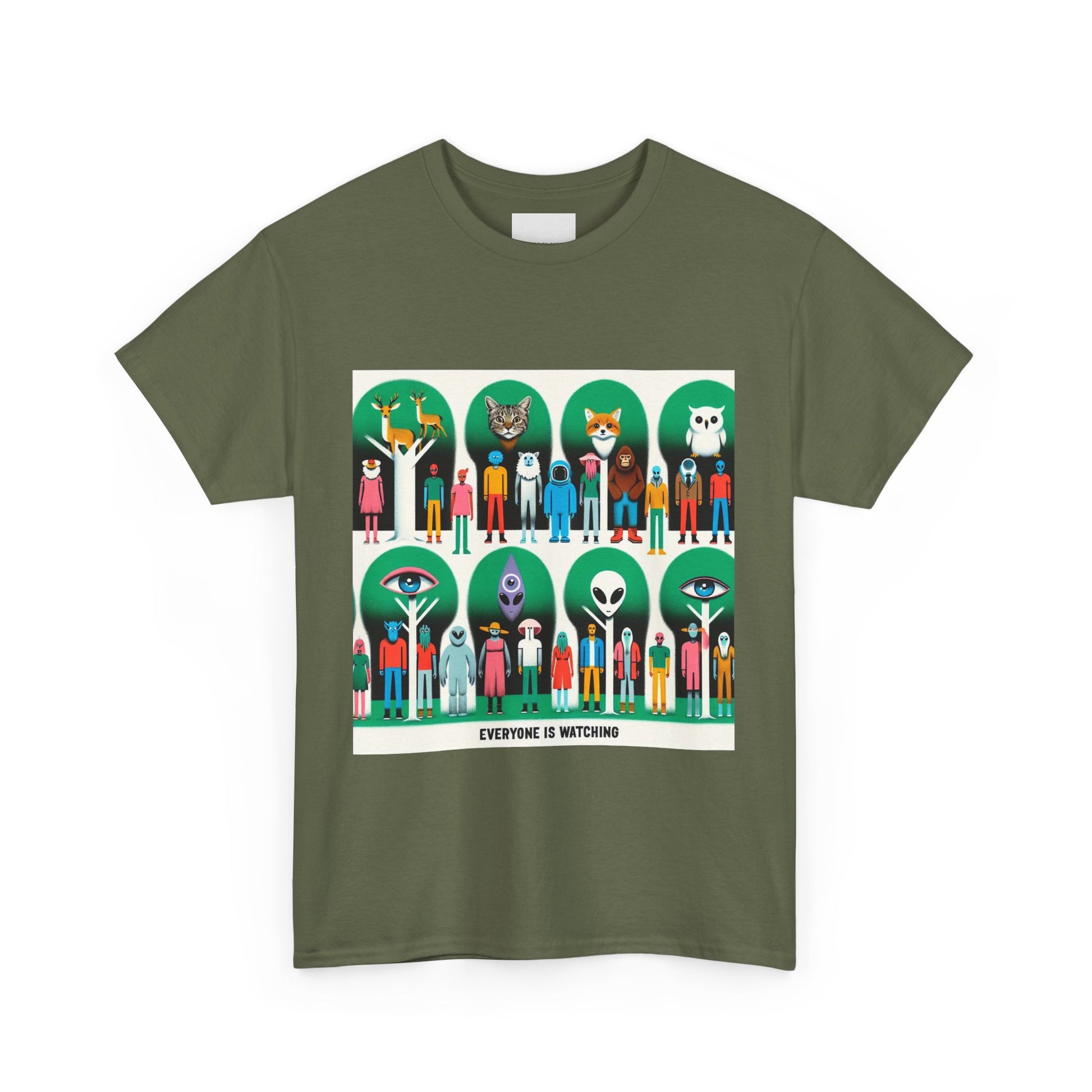 Everyone Is Watching Unisex Heavy Cotton Tee